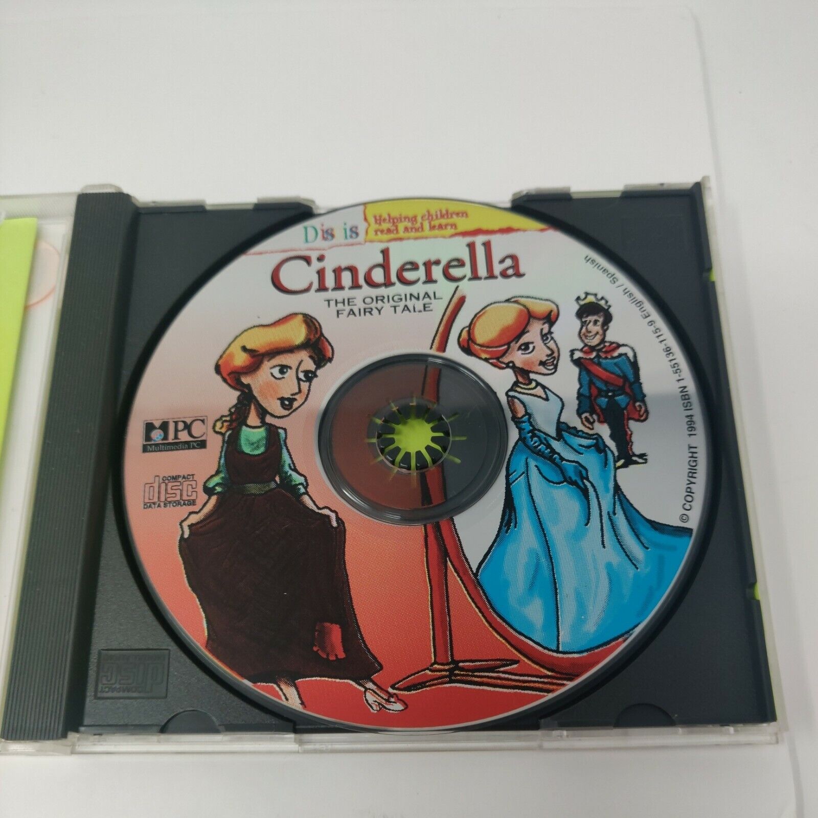 Discis Cinderella: The Original Fairy Tale - Kids Can Read CD-ROM Home Schooling