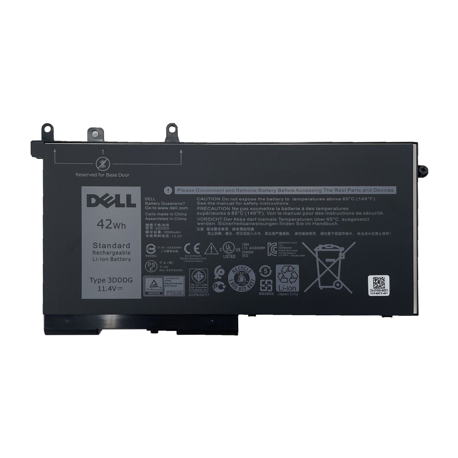 Genuine OEM 42WH 3DDDG Battery For Dell Latitude 5280 5480 5490 5491 5495 45N3J