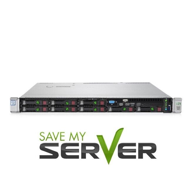 HP ProLiant DL360 G9 Server | 2x E5-2660 V4 28 Cores | 64GB P440 | Choose Drives