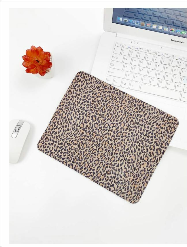 Animal Print Leopard Pattern Mouse Pad Mat 