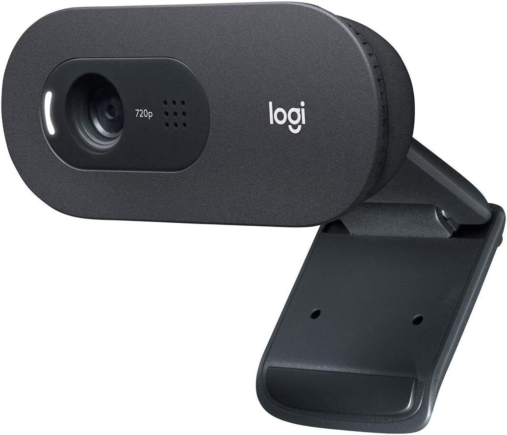 Logitech C505 Webcam - 720p HD External USB Camera, Compatible with PC or Mac