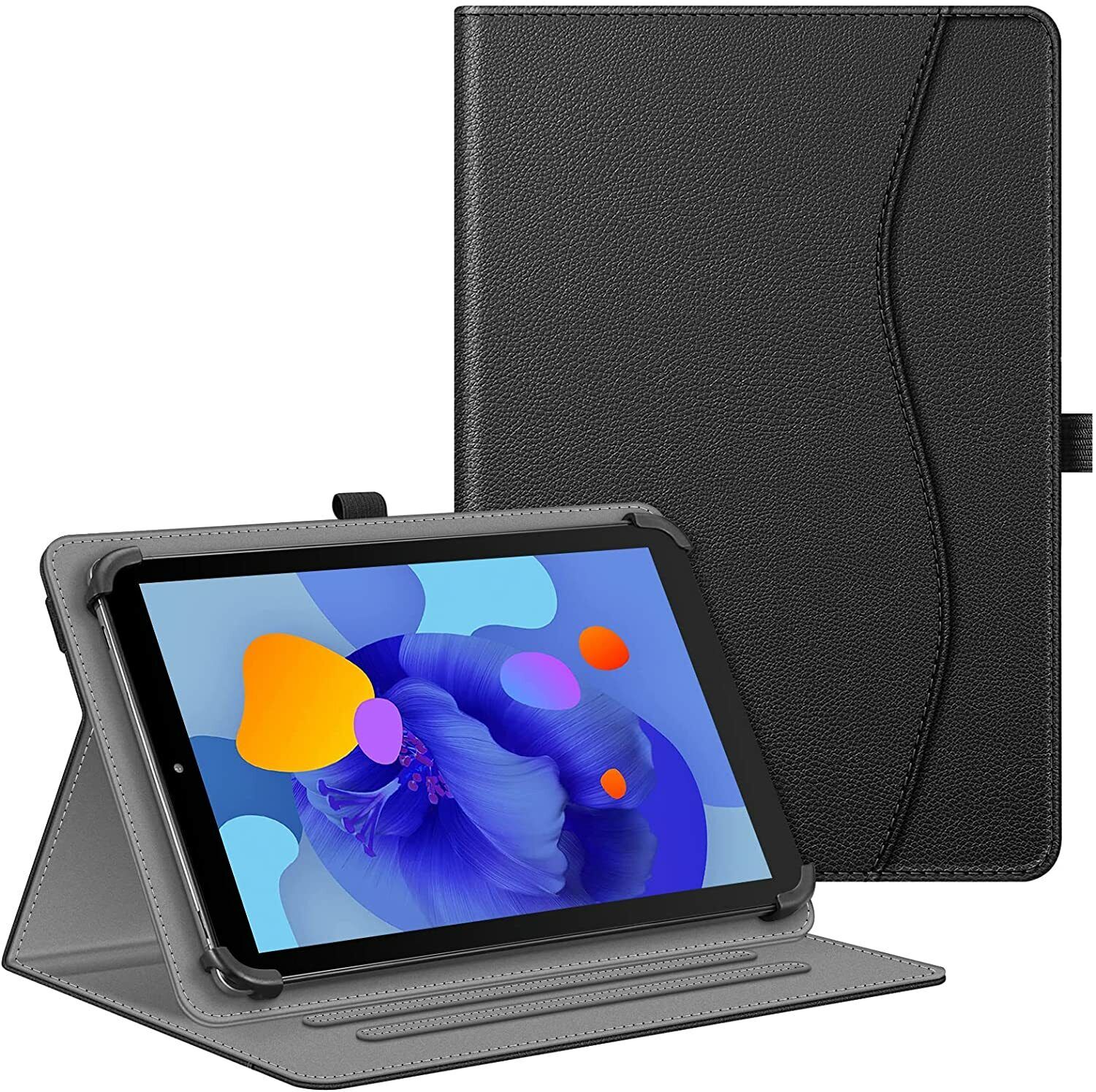 Universal Case for 9/10/10.1 Inch Tablet Folio Smart Stand Protective Cover