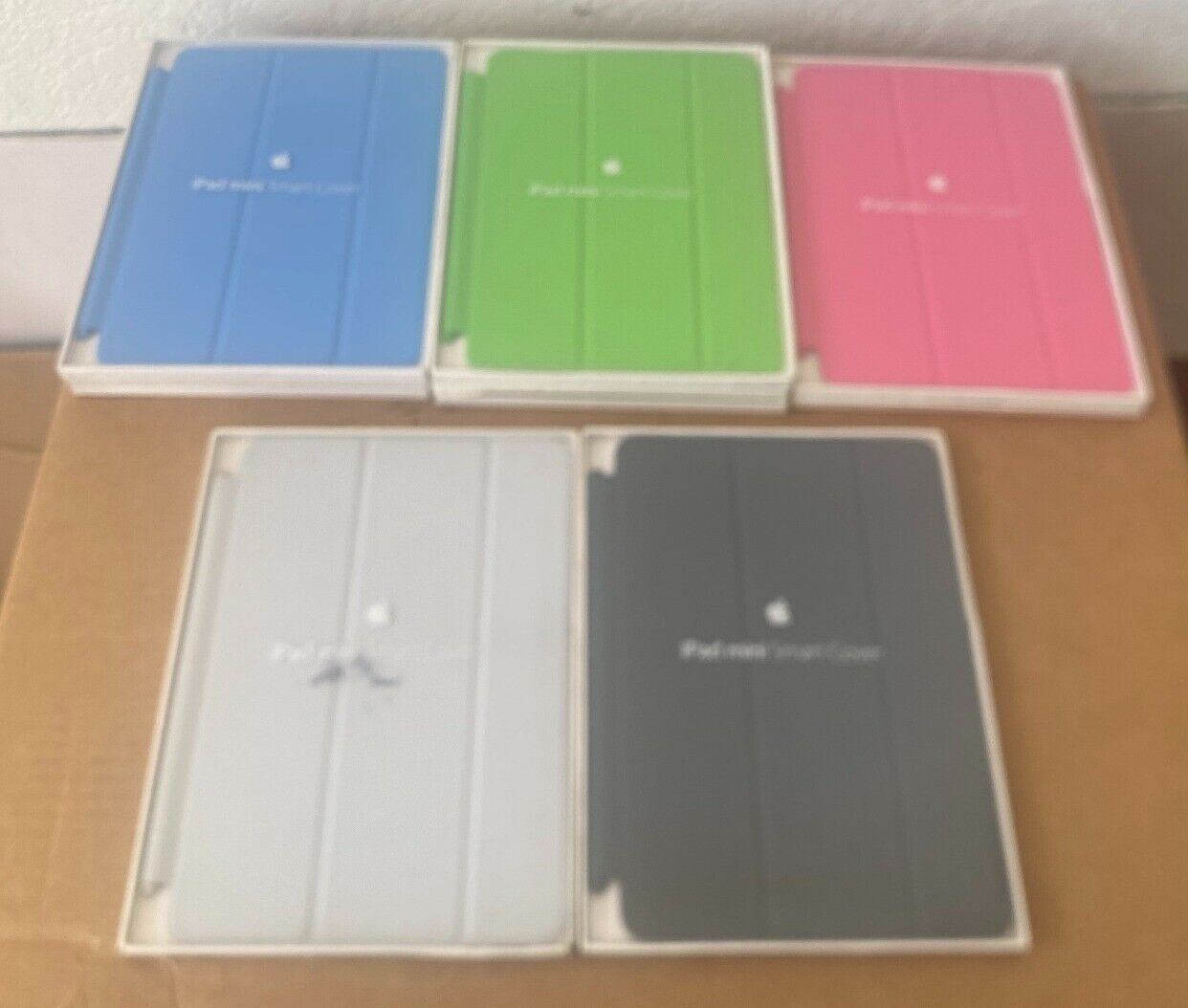 Lot (10) Apple iPad Mini Smart Covers Blue, Green, Pink, Gray, Black USED