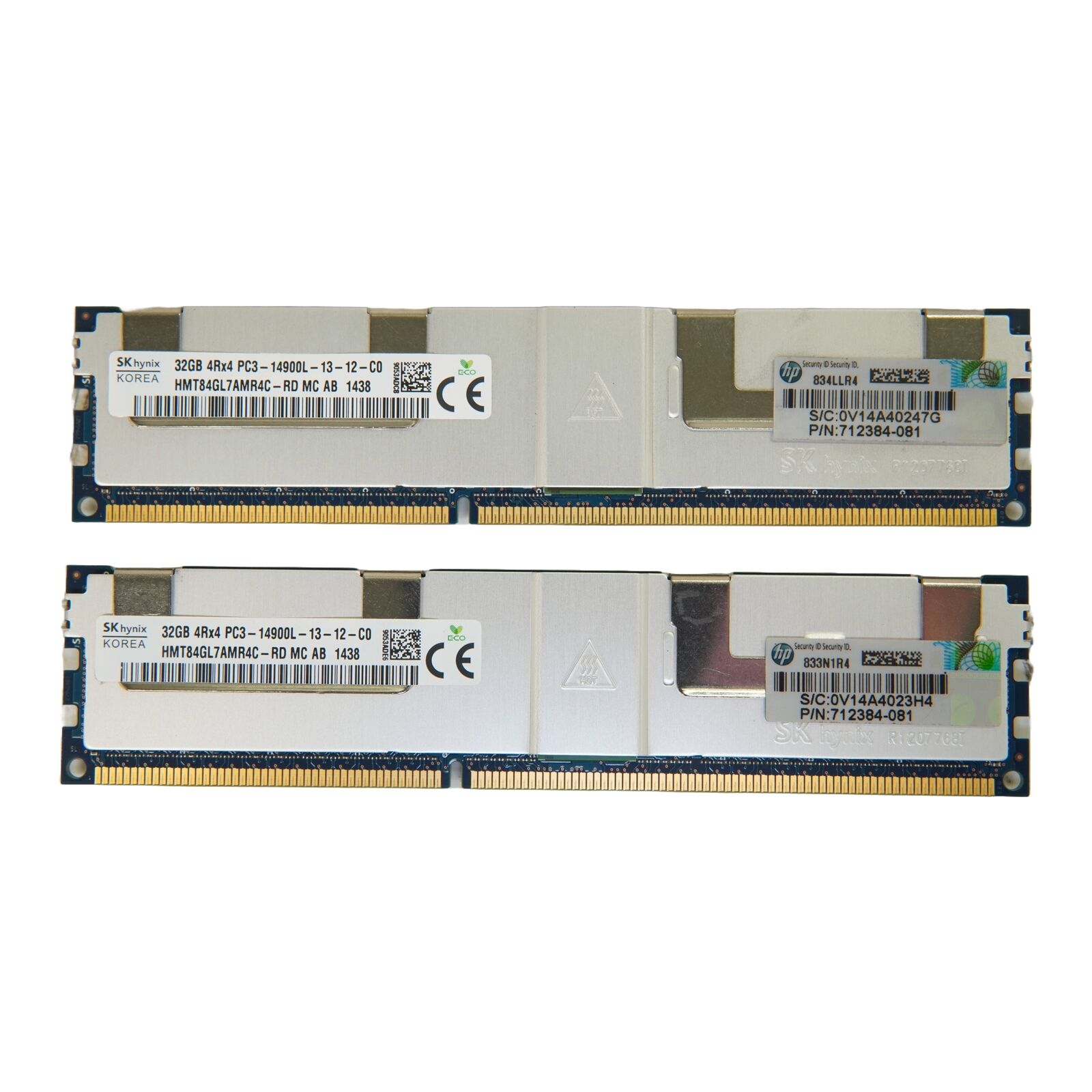 Mixed Brands 64GB (2x32GB) PC3-14900L DDR3 Registered ECC Server RAM