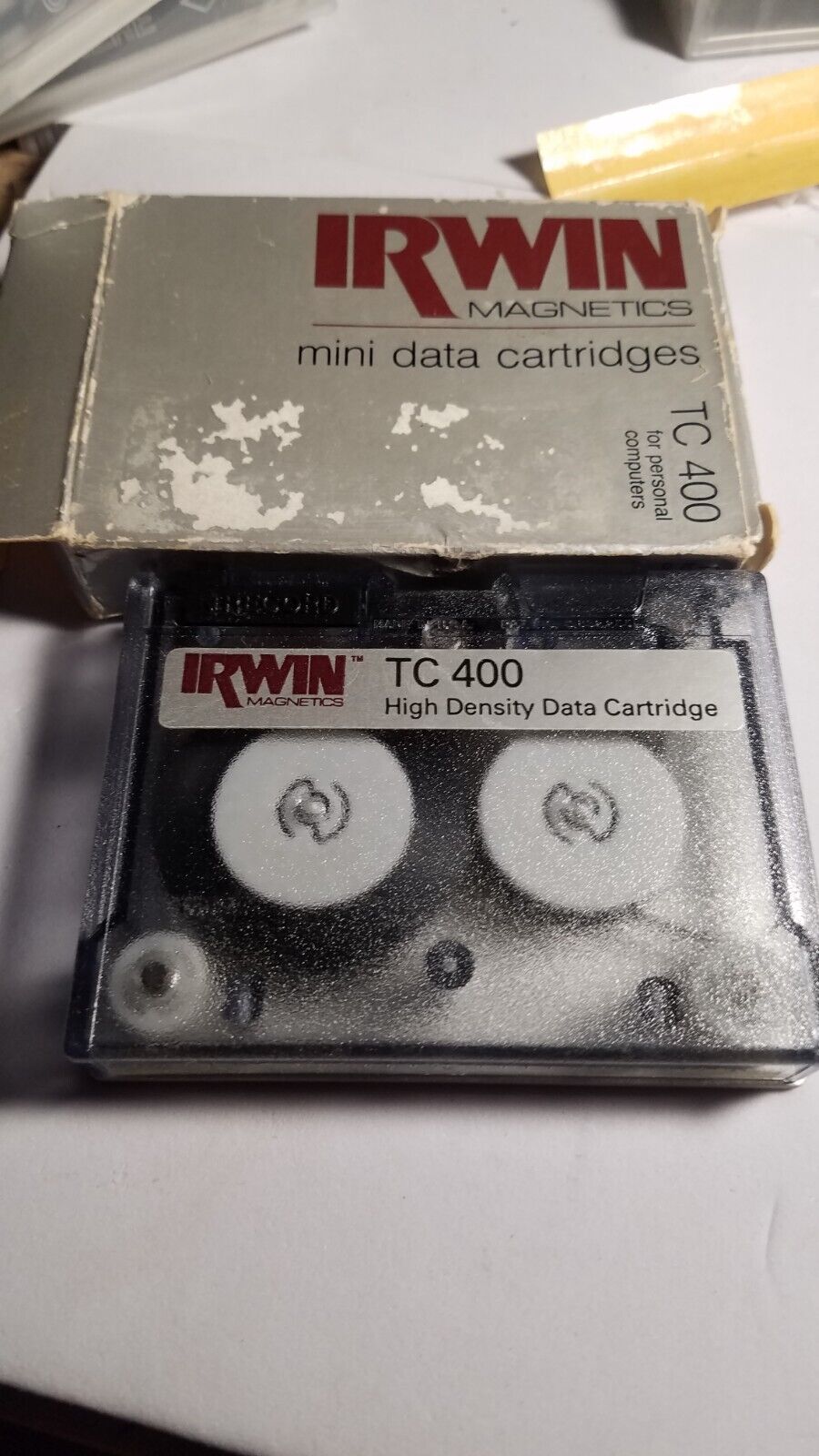 Vintage 1 Irwin TC 400  MAGNETUC Data Cartridges 120  FOR PERSONAL COMPUTERS