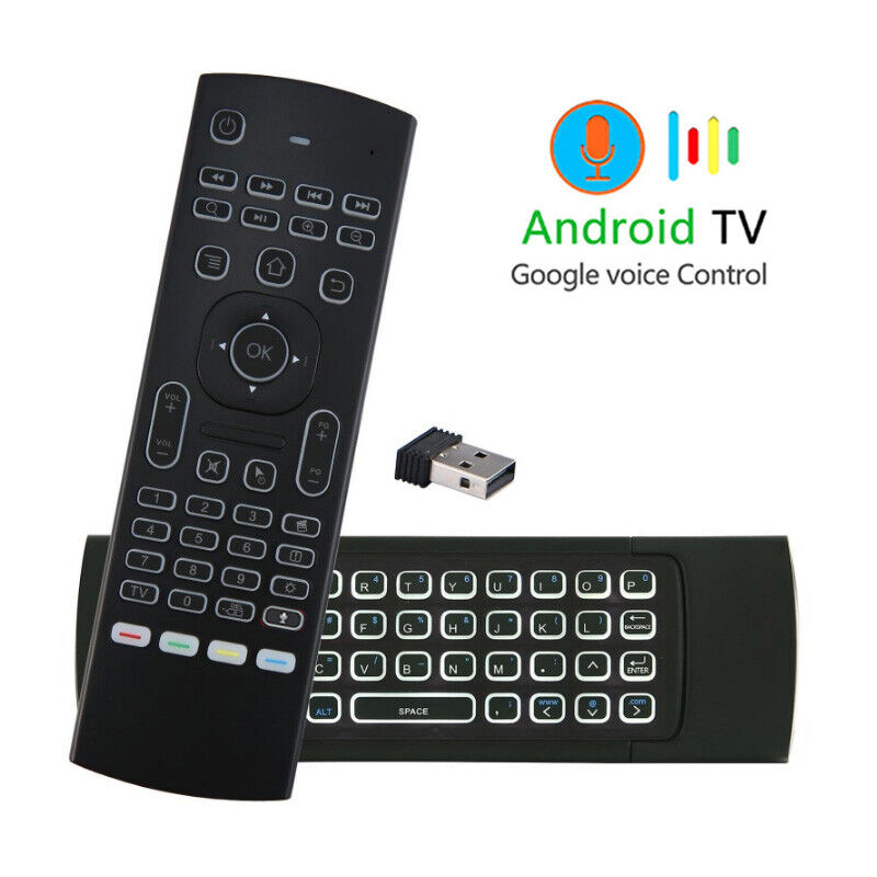 Air Mouse Voice Keyboard Remote Keypad Control MX3 for Android TV Box Projector