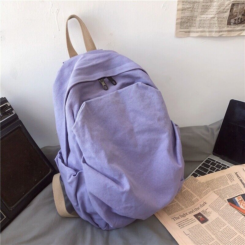 Laptop Backpack for Women Travel Canvas Backpack Vintage Aesthetic Backpack
