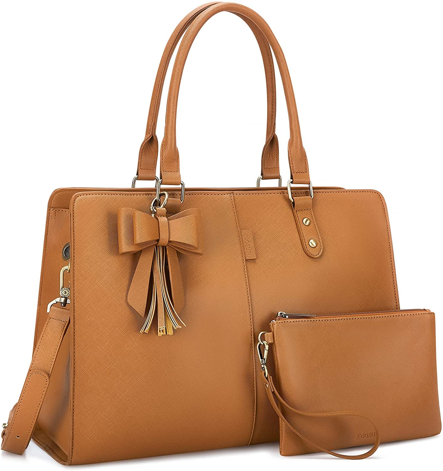 15.6 Inch Luxury Laptop Tote Shoulder Bag Briefcase Handbag Travel Office School