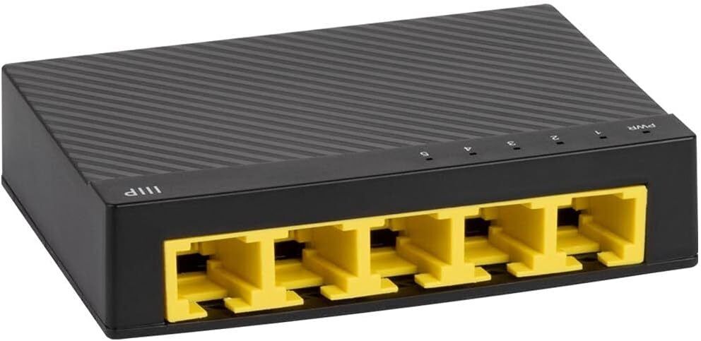 5 Port 10 100 1000Mbps Gigabit Ethernet Unmanaged Desktop Switch IEEE 802.3ab Ca
