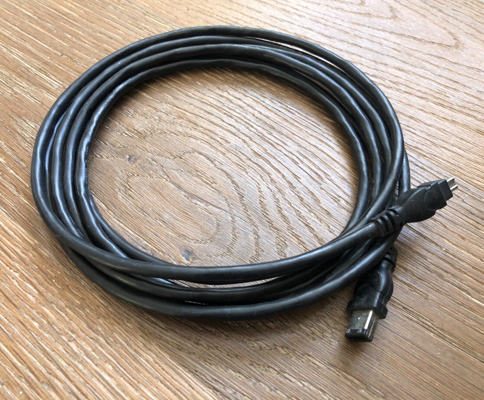 10ft Firewire 400 6Pin to 4 Pin Cable IEEE-1394a DV Camcorder HDD Data Black