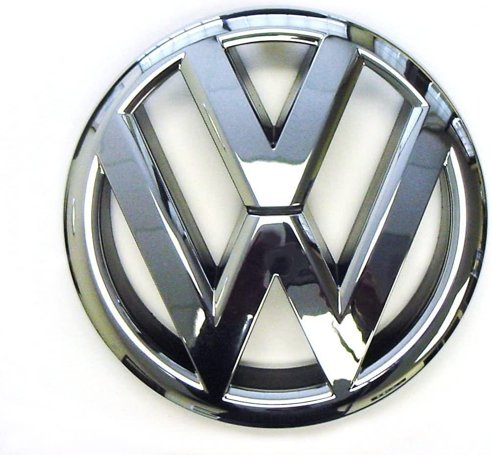VW 2011-14 MK6 Emblem Jetta-Sedan Volkswagen Front Grille Chrome Badge Logo