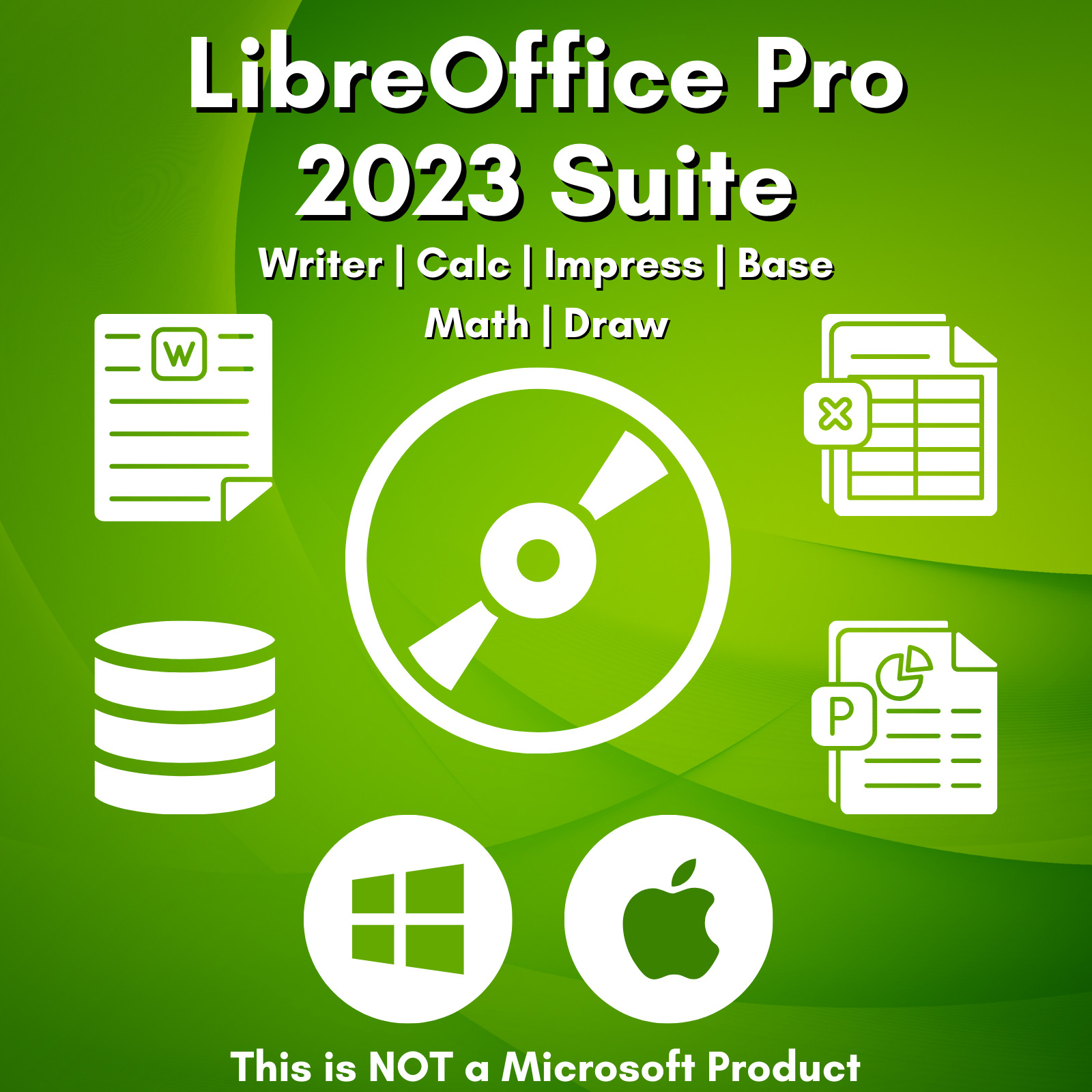 Libre Office Home and Student 2023 - PRO Office Software Suite on DVD