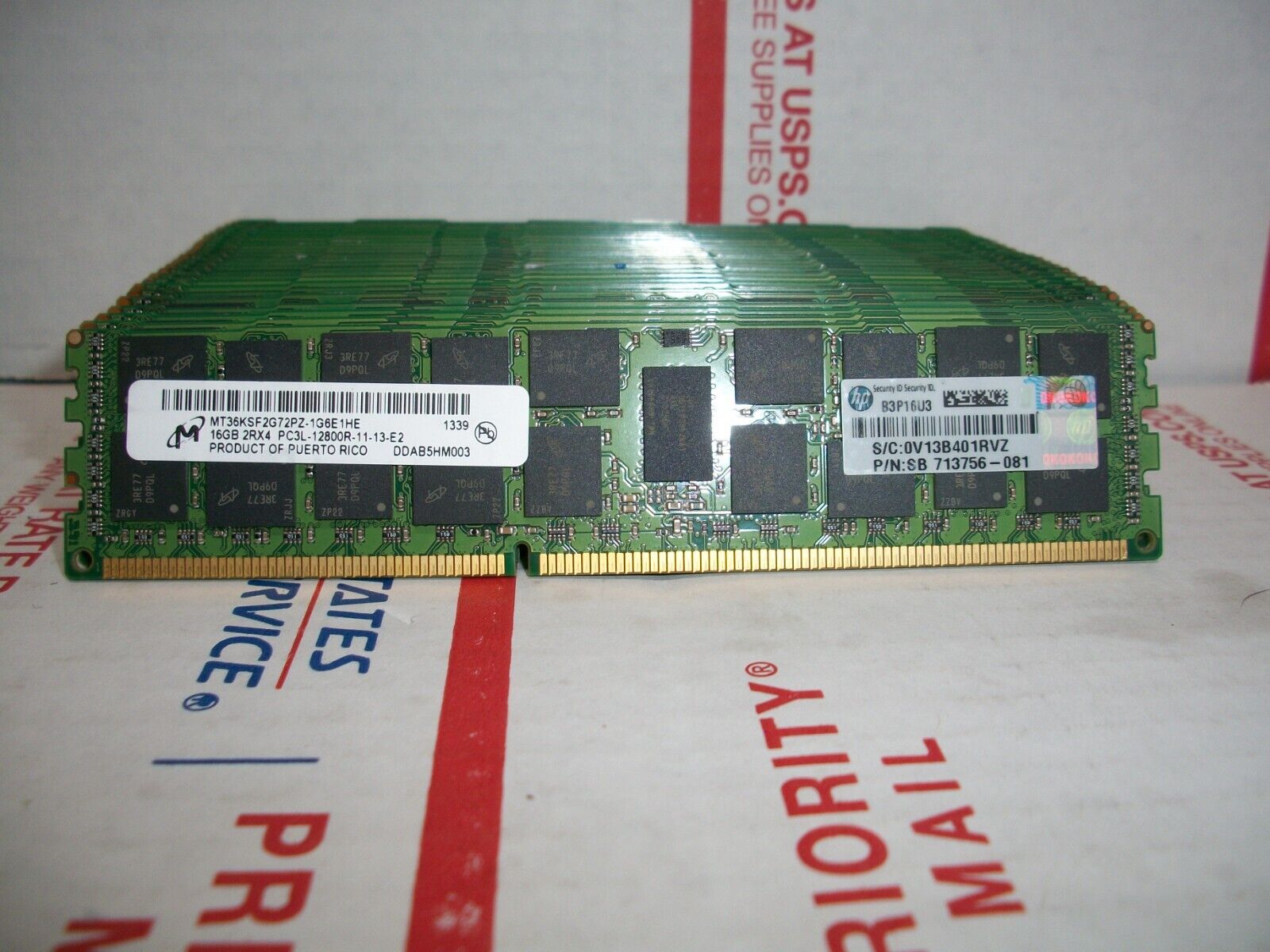 Micron 16GB Server RAM DDR3 RECC PC3L 12800R MT36KSF2G72PZ-1G6E1HE