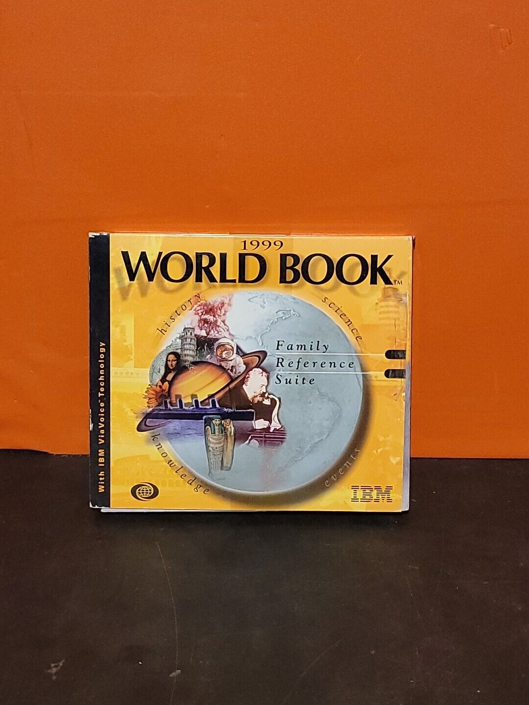 Vintage 1999 World Book Family Reference Suite IBM 3 CD Disc Set w Key