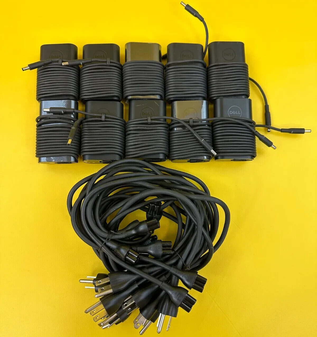 Lot of 10x Genuine Dell 45W Laptop Charger Tiny Small Tip AC Power Adapter Cord
