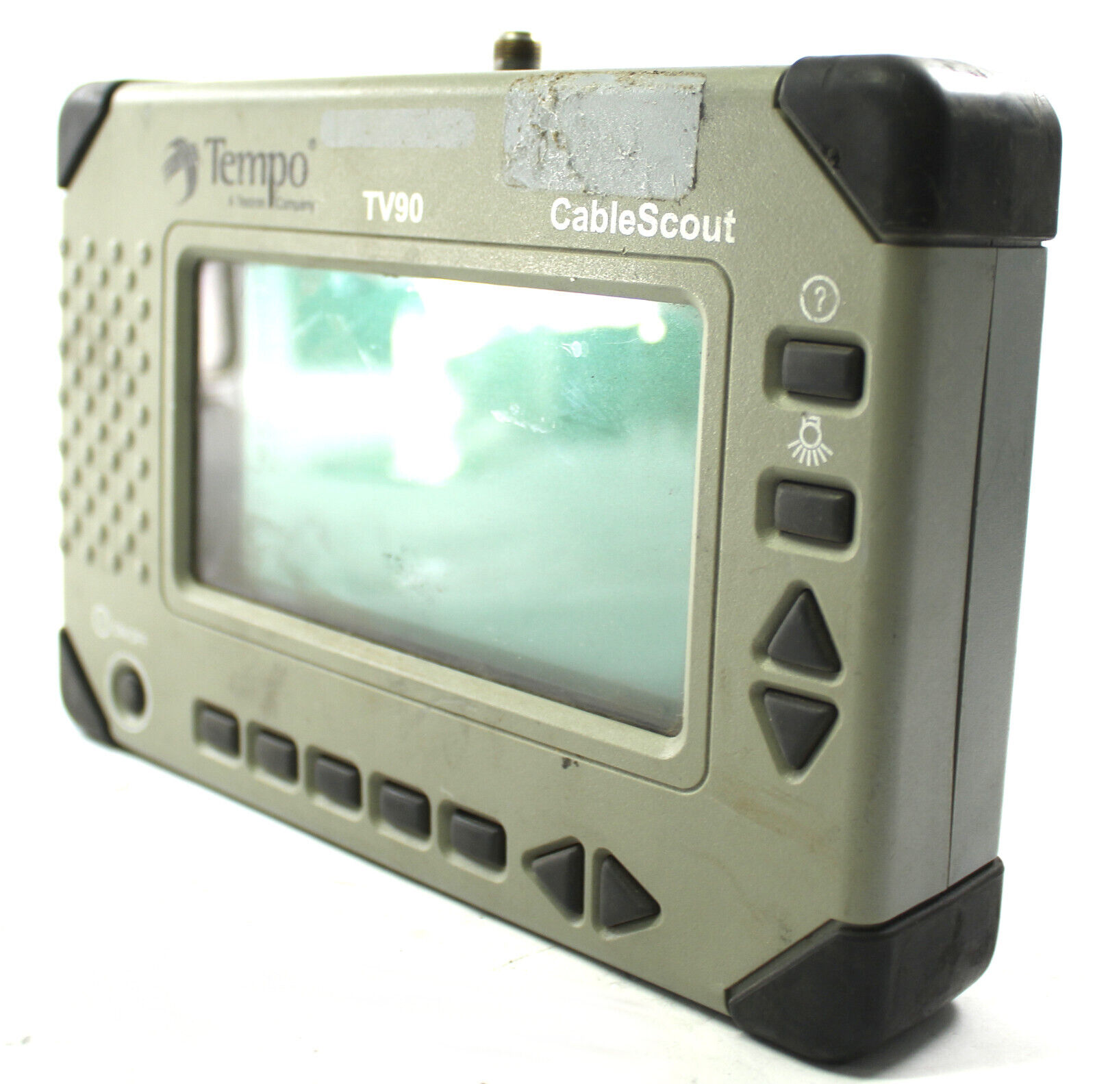 Tempo CableScout TV90 Coax CATV TDR Cable Tester USA- Missing Back Cover