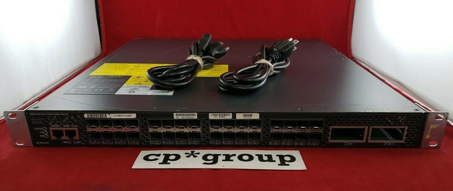 Cisco MDS 9134 32-Port 4Gb SFP (32 Active) Fibre Channel Switch DS-C9134-K9