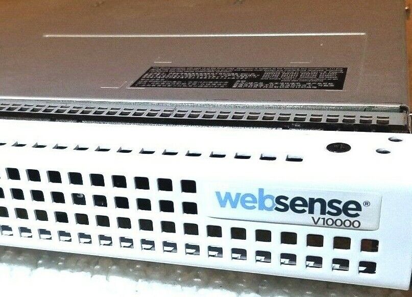 Websense V10000 network security Pulled working Environment Unknown condition