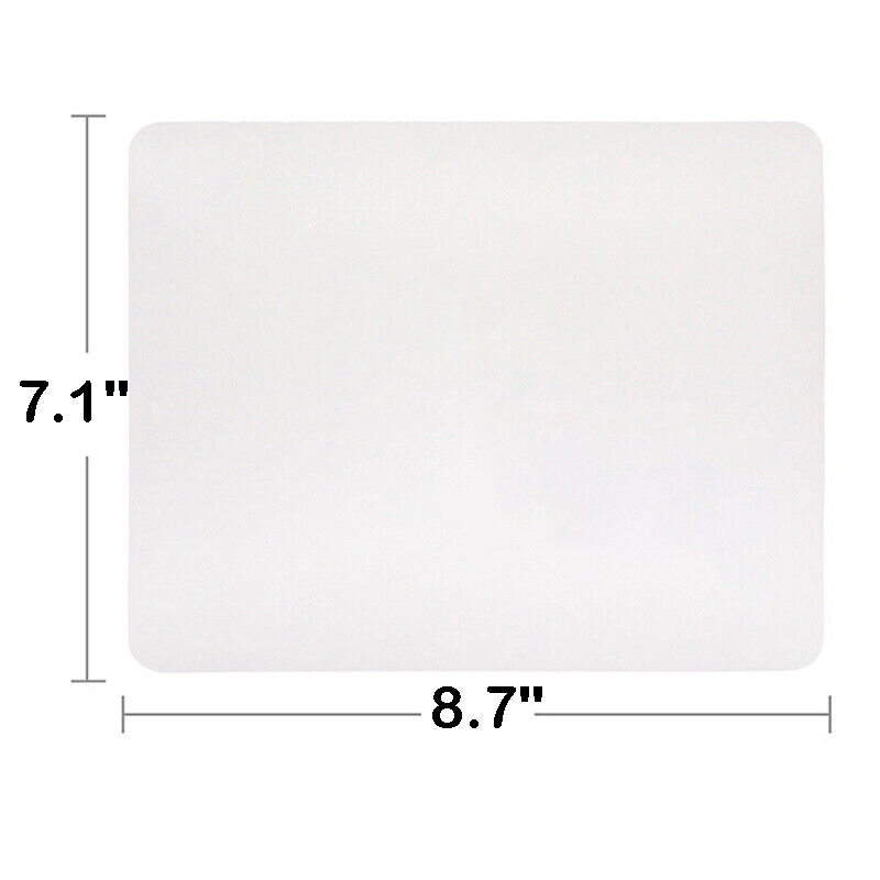 10Pcs Blank Mouse Mat Pad Sublimation Mousepad Heat Press Transfer Print Crafts