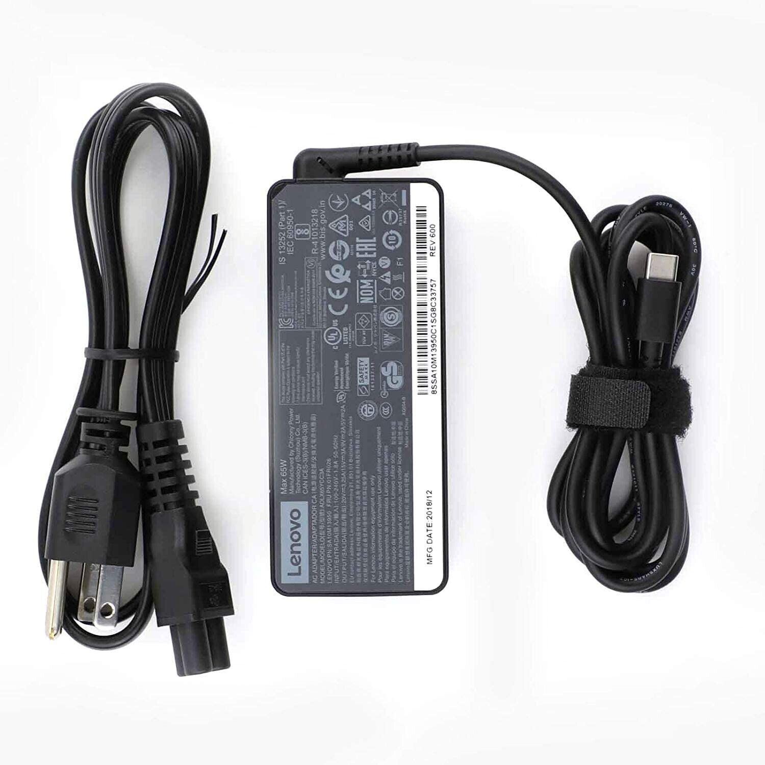 Genuine 45W USB-C Charger Adapter for Lenovo 300e 1st /2nd / 3rd Gen ADLX45YCC3A