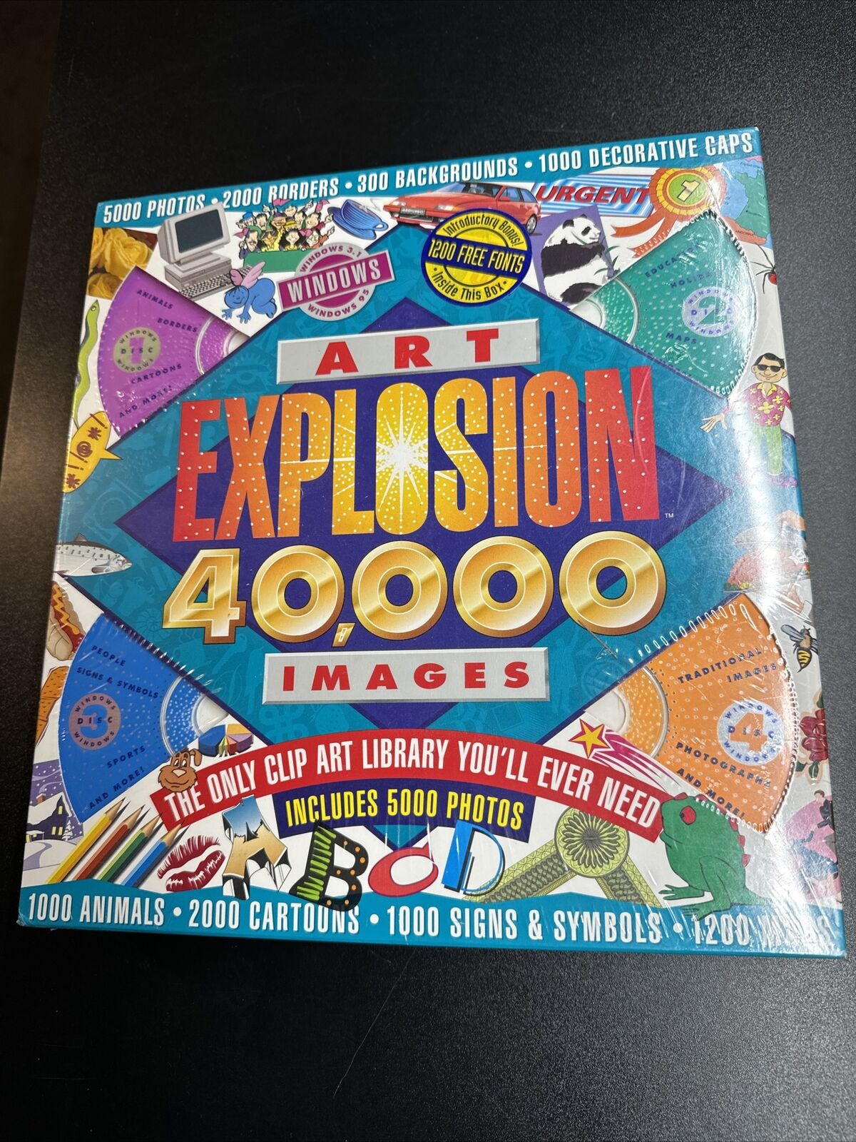 NOS ART EXPLOSION 40,000 Images Clip Art by Nova 1990s Throwback Newsletters