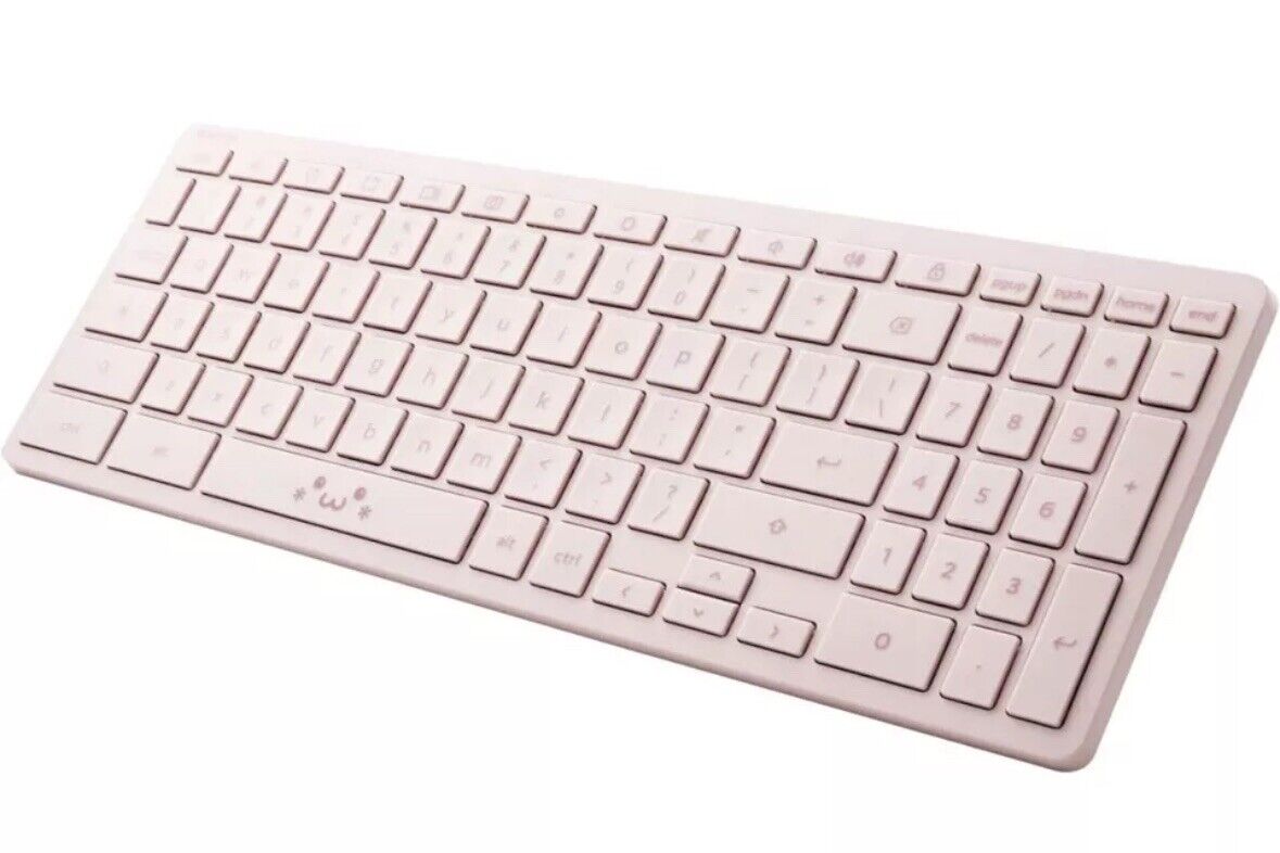ELECOM Wireless Bluetooth Keyboard, Full-Sized Compact Keyboard for Chrome OS