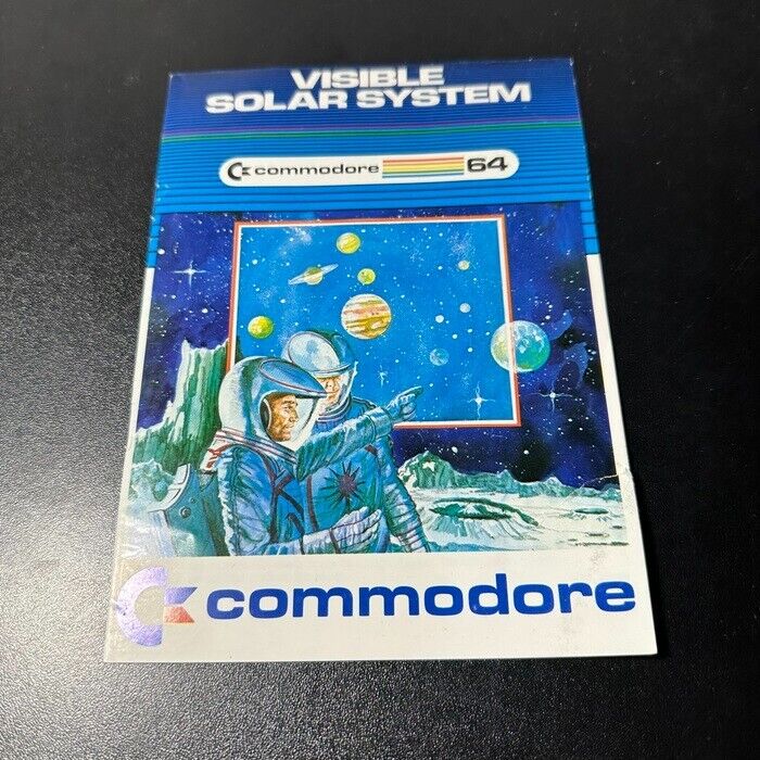 Vintage 1983 Commodore 64 Visible Solar System Computer Game Manual