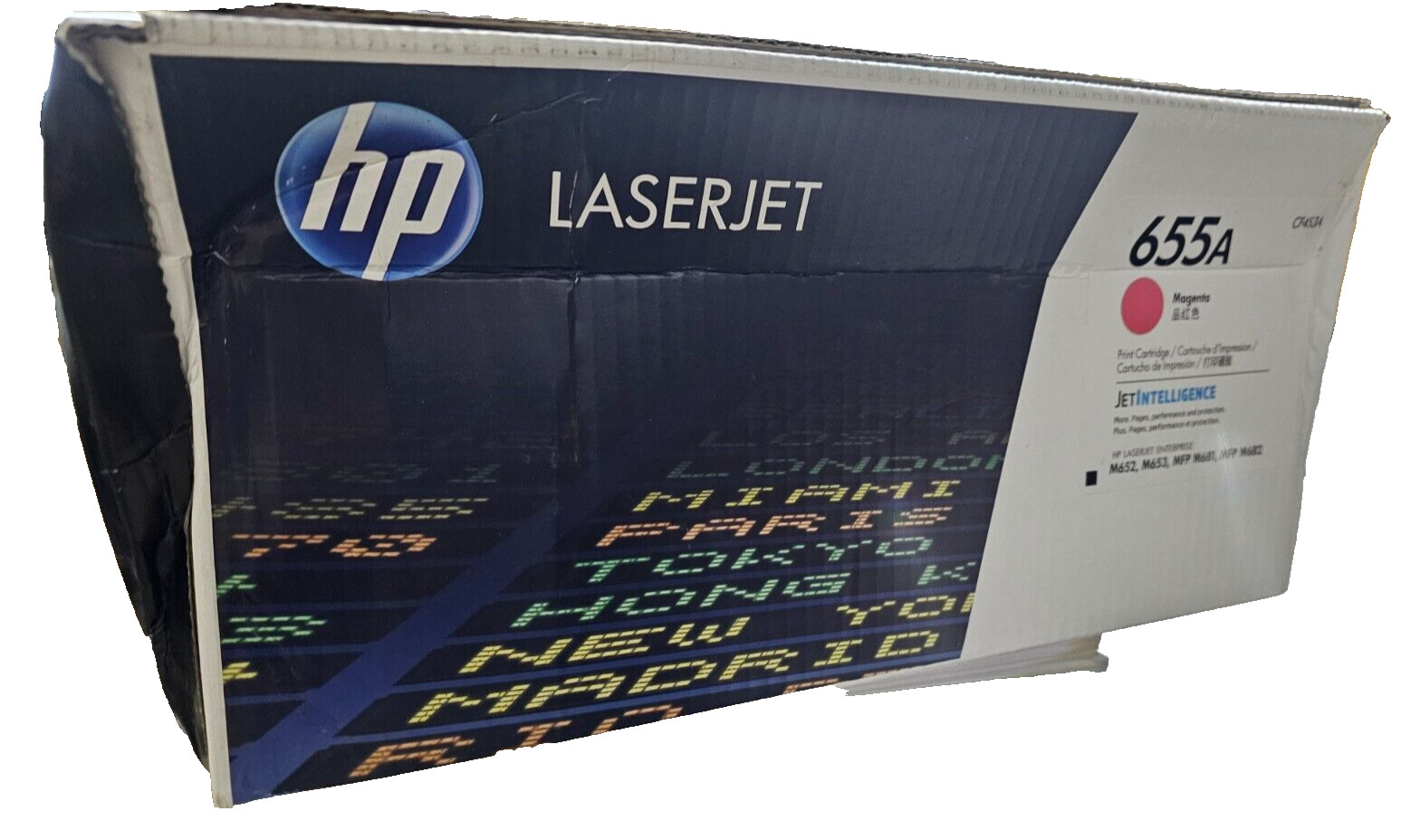 HP Inc. HP 655A (CF453A) Magenta Original LaserJet Toner Cartridge NEW 09/2023