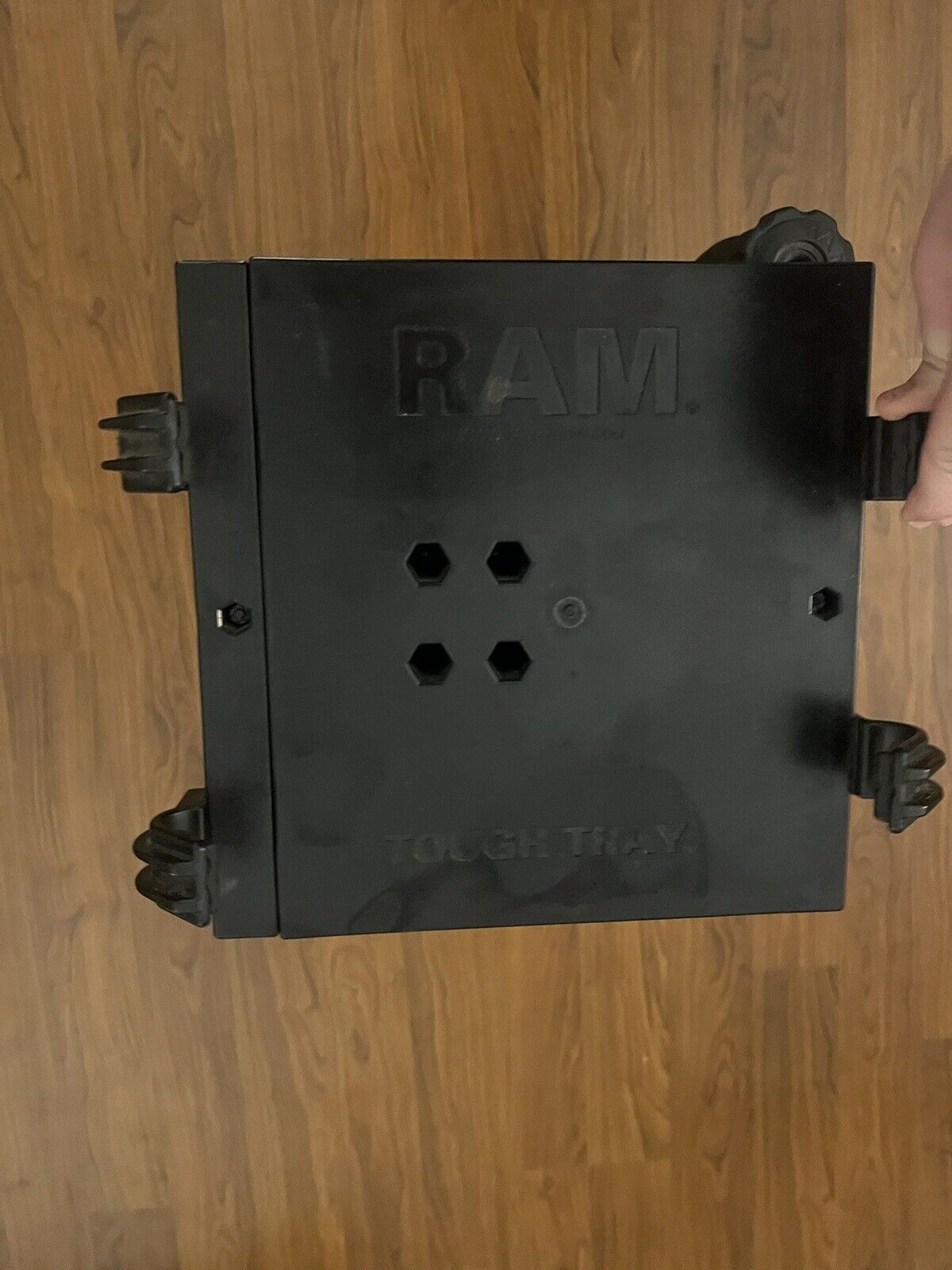 RAM Tough Tray Laptop Mount Used No Drill For Ford Super Duty