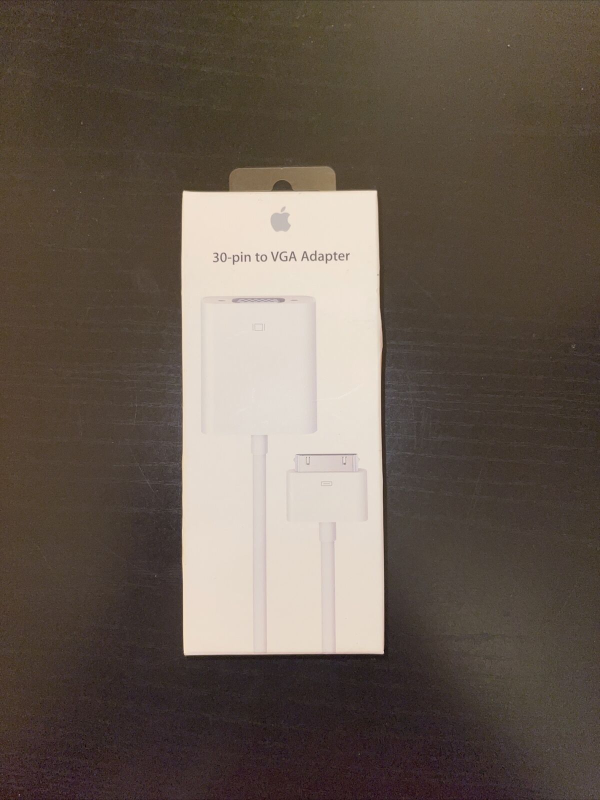 NEW IN BOX Genuine Apple A1368 30-Pin to VGA Adapter MC552ZM/B iPhone iPad iPod