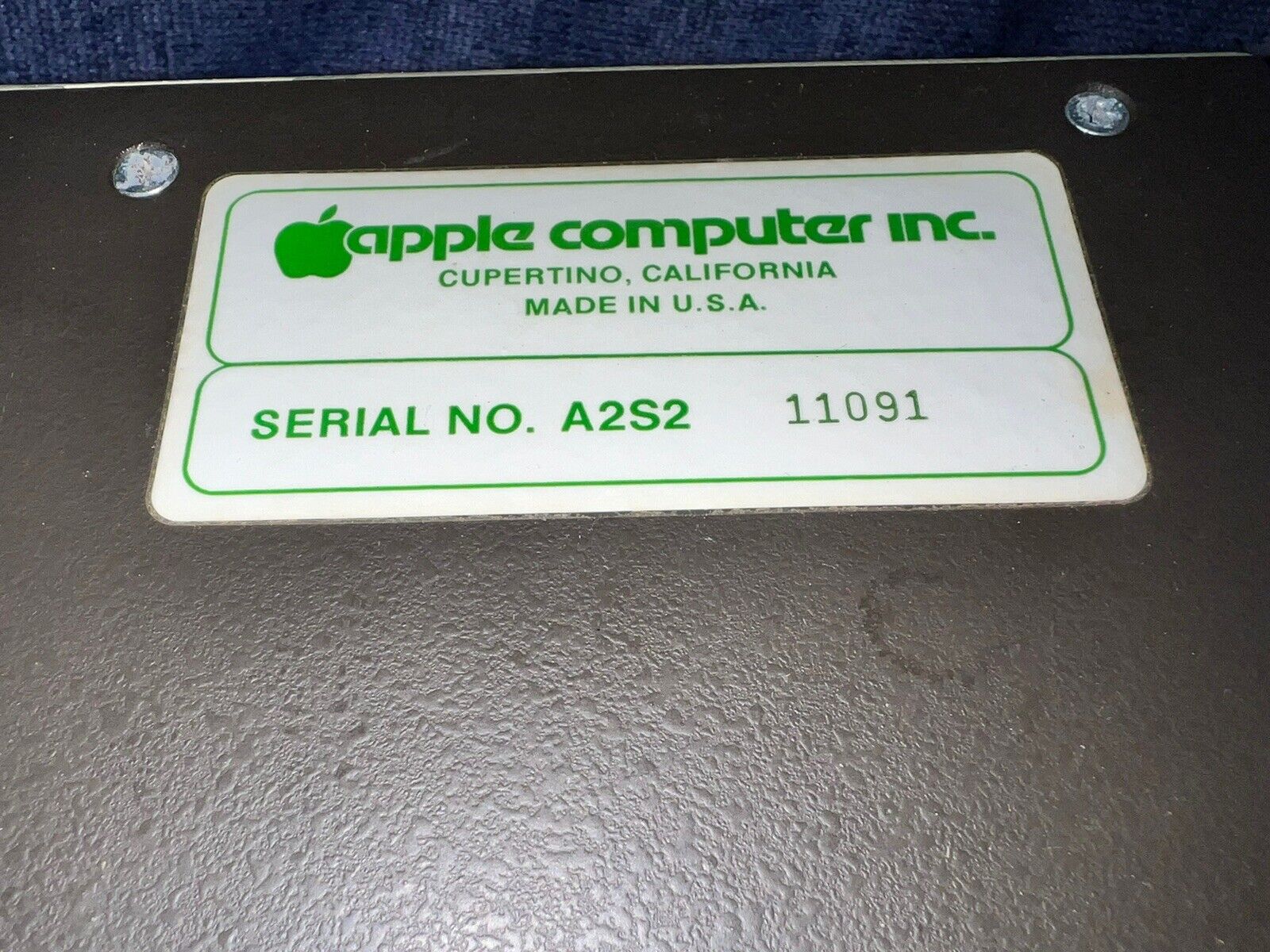 🍏 Vintage Apple II+ Rev 04,SS#A2S2-11091, 64k Lang Card,Serial Card, Drives+