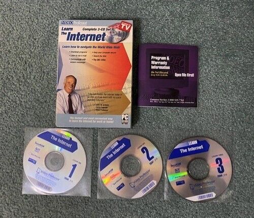VIDEO PROFESSOR ~ LEARN HOW TO NAVIGATE THE WORLD WIDE WEB ~ 3-CD SET