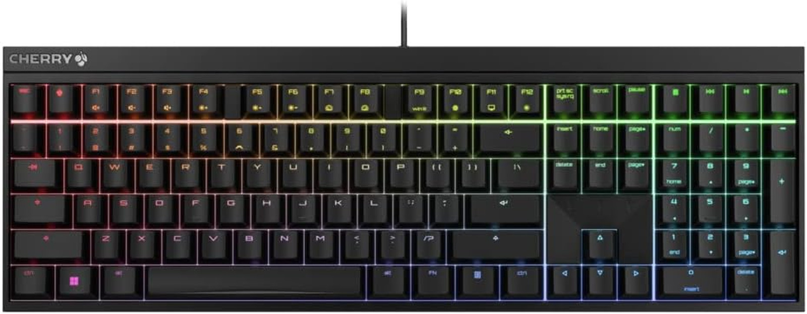 MX 2.0S Wired Gaming Keyboard with RGB Lighting Different MX Switching Character