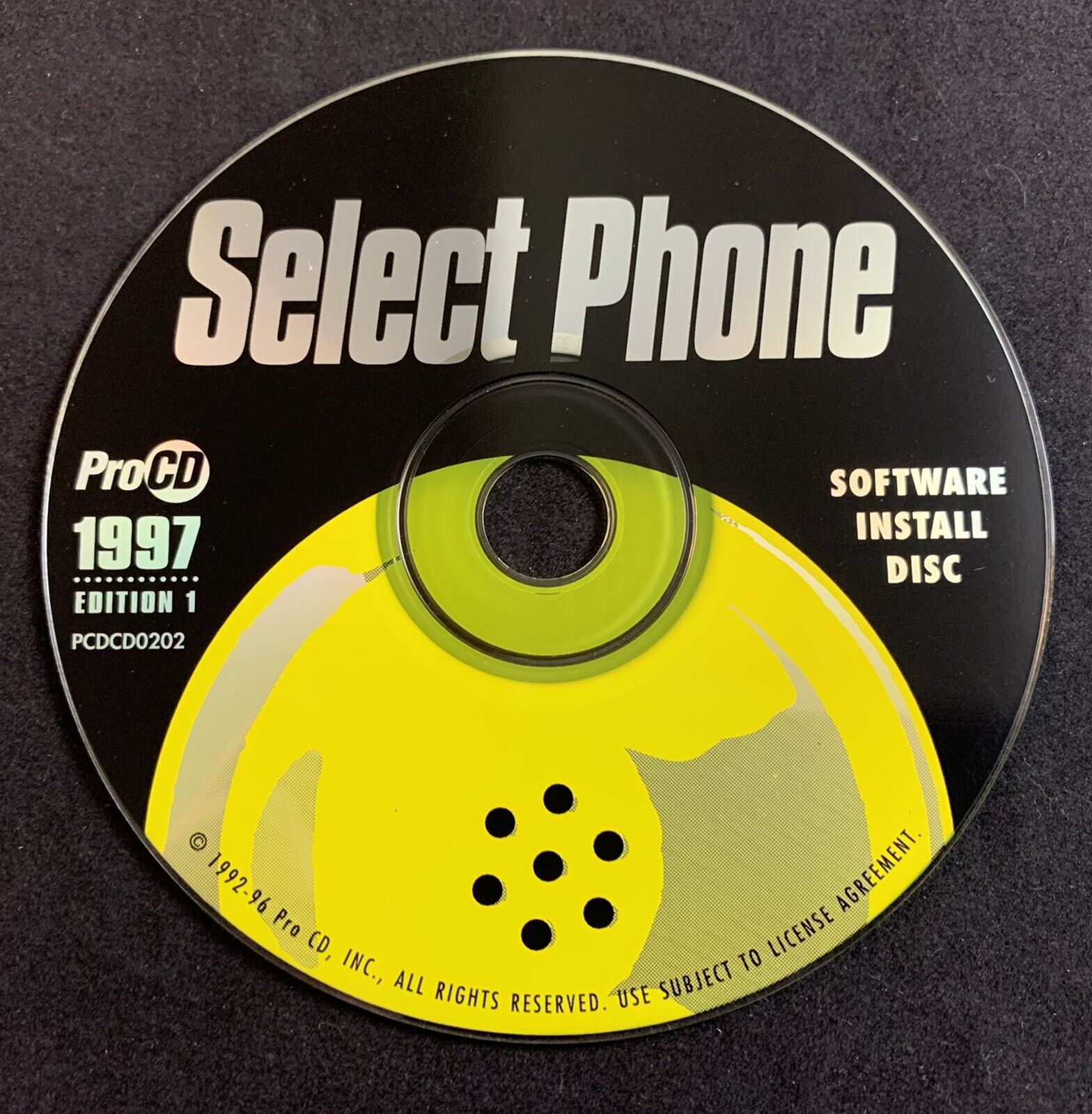 Pro CD Select Phone Book 1997 Edition One CD-ROM
