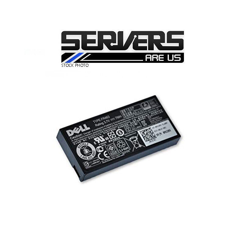 Dell Battery NU209 U8735 XJ547 for Poweredge Perc 5i 6i P9110 3.7V 7Wh-US FR463