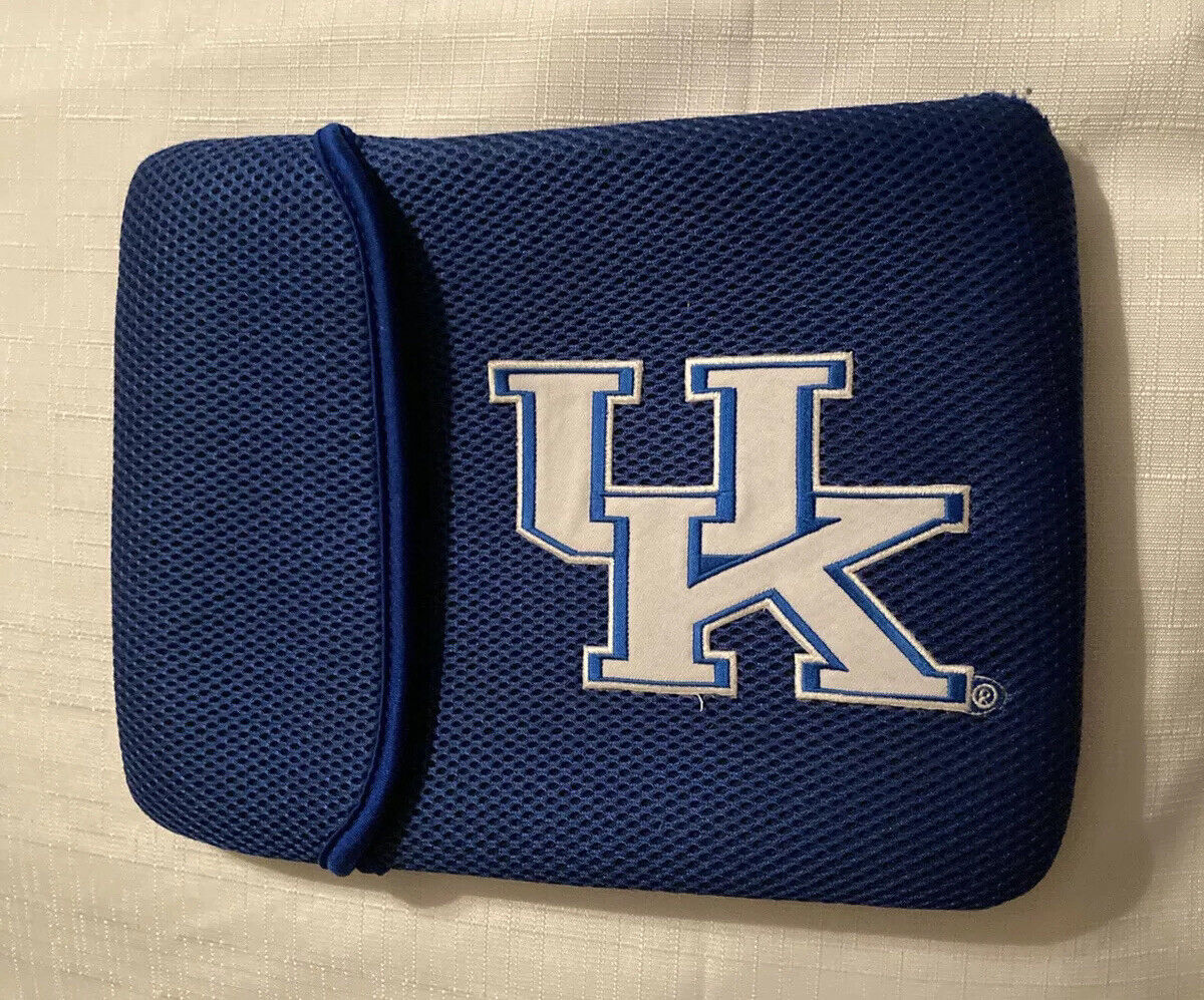 University of Kentucky Padded Mesh Tablet Sleeve 11” x 8” UK Wildcats Blue