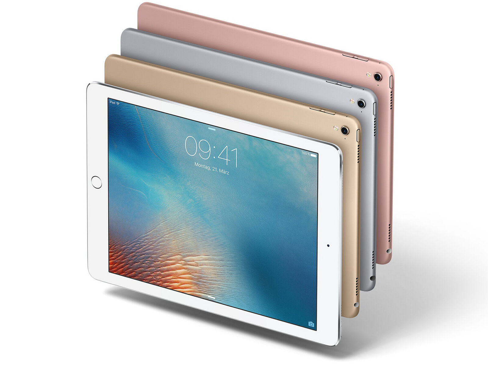 Apple iPad Pro Tablet 1st Gen. 9.7in Wi-Fi 32GB-256GB Gray Gold Silver 2016