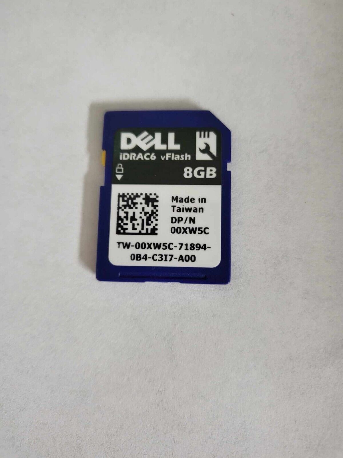 OEM Dell iDRAC vFlash 8GB SD Card IDSDM iDRAC7 iDRAC8 iDRAC6 P/N 0XW5C