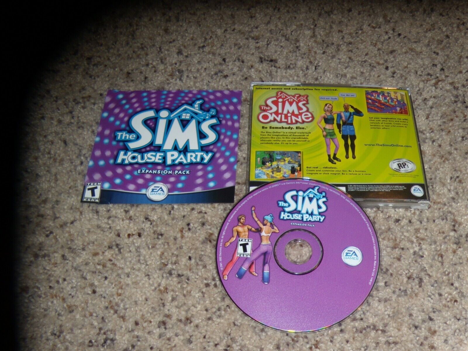 the Sims House Party Expansion Pack (PC, 2002) Game with key