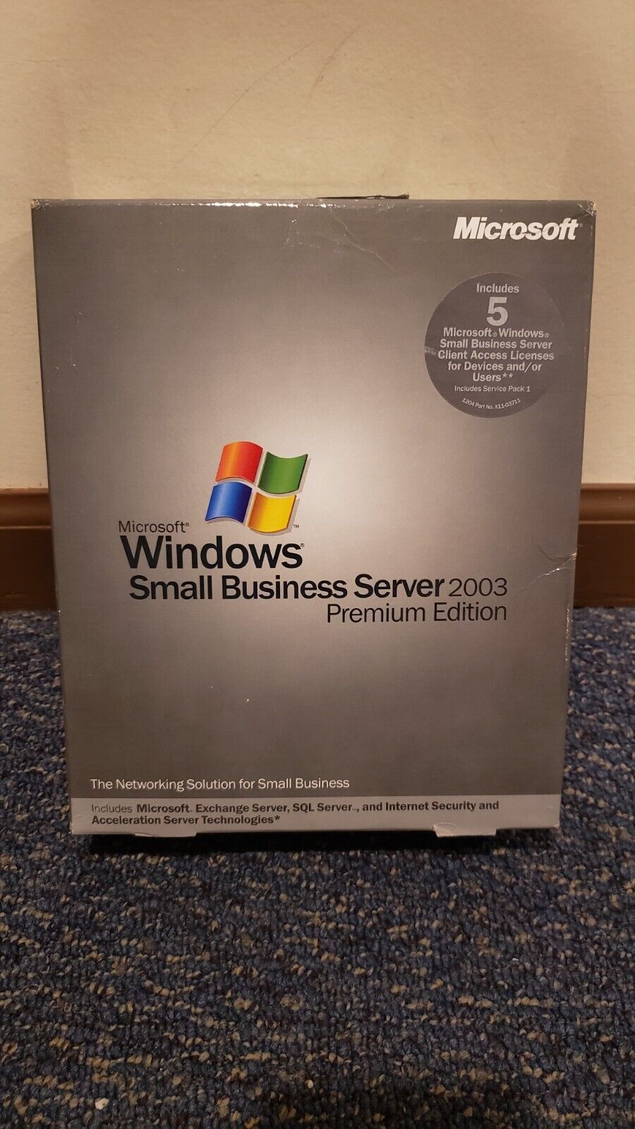 Windows Small Business Server 2003 Premium Edition Full Version w/ License 2