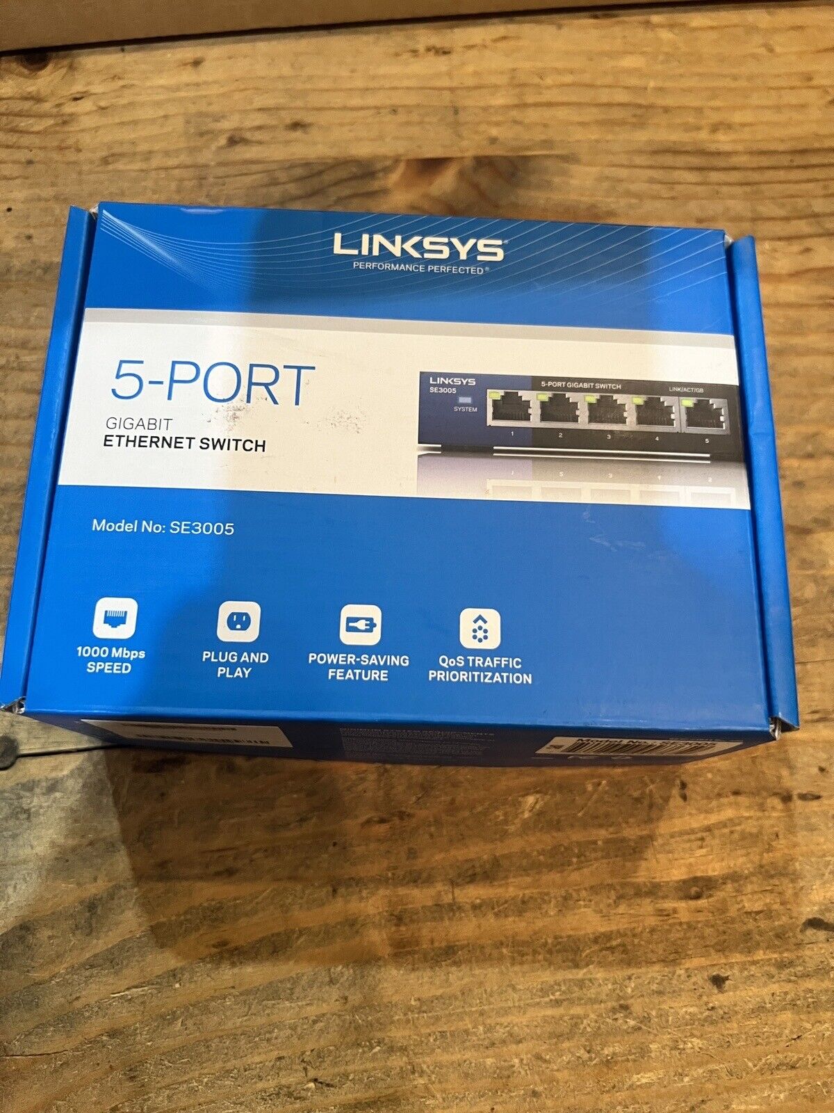 New Linksys SE3005 5-port Gigabit Ethernet Switch