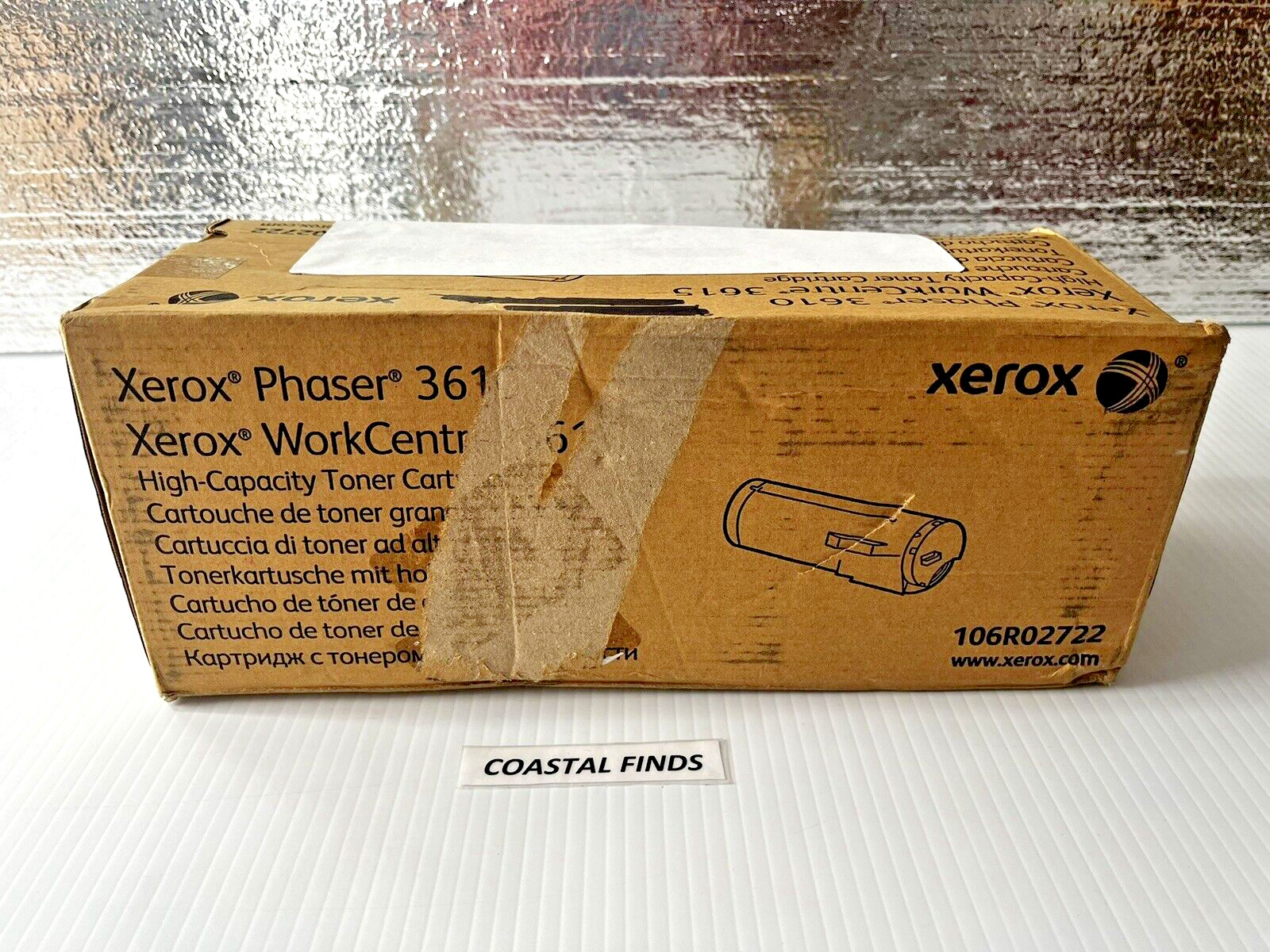 Xerox 106R02722 Toner Cartridge OEM NEW Genuine Sealed HIGH CAPACITY Phaser 3610