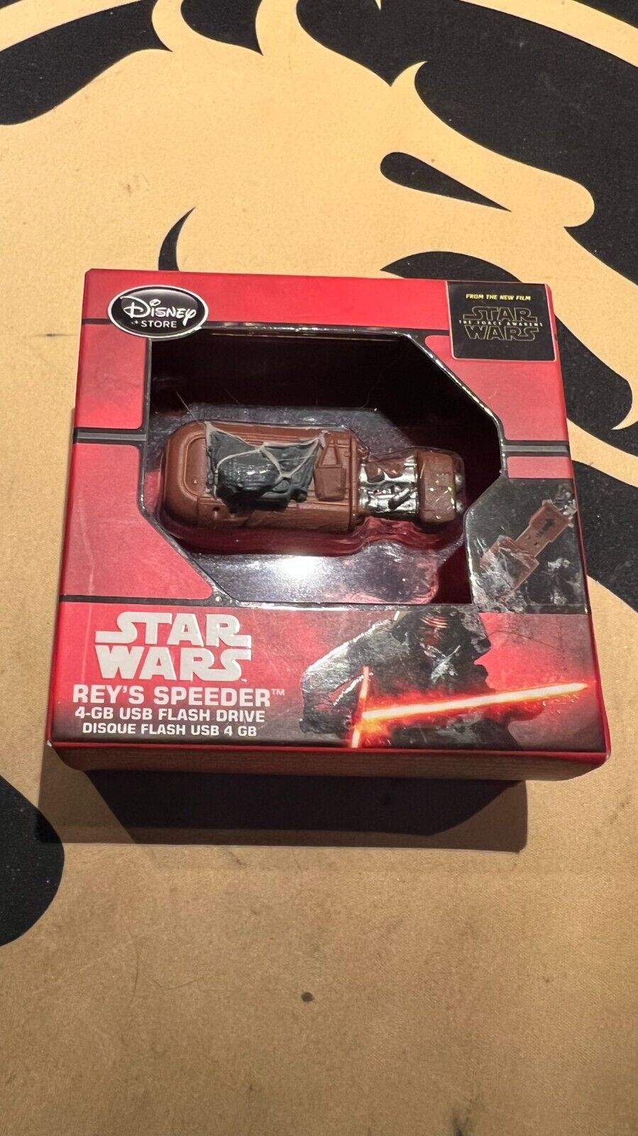 Star Wars Rey\'s Speeder 4GB USB Flash Drive Brand New Sealed Disney Store 4-GB