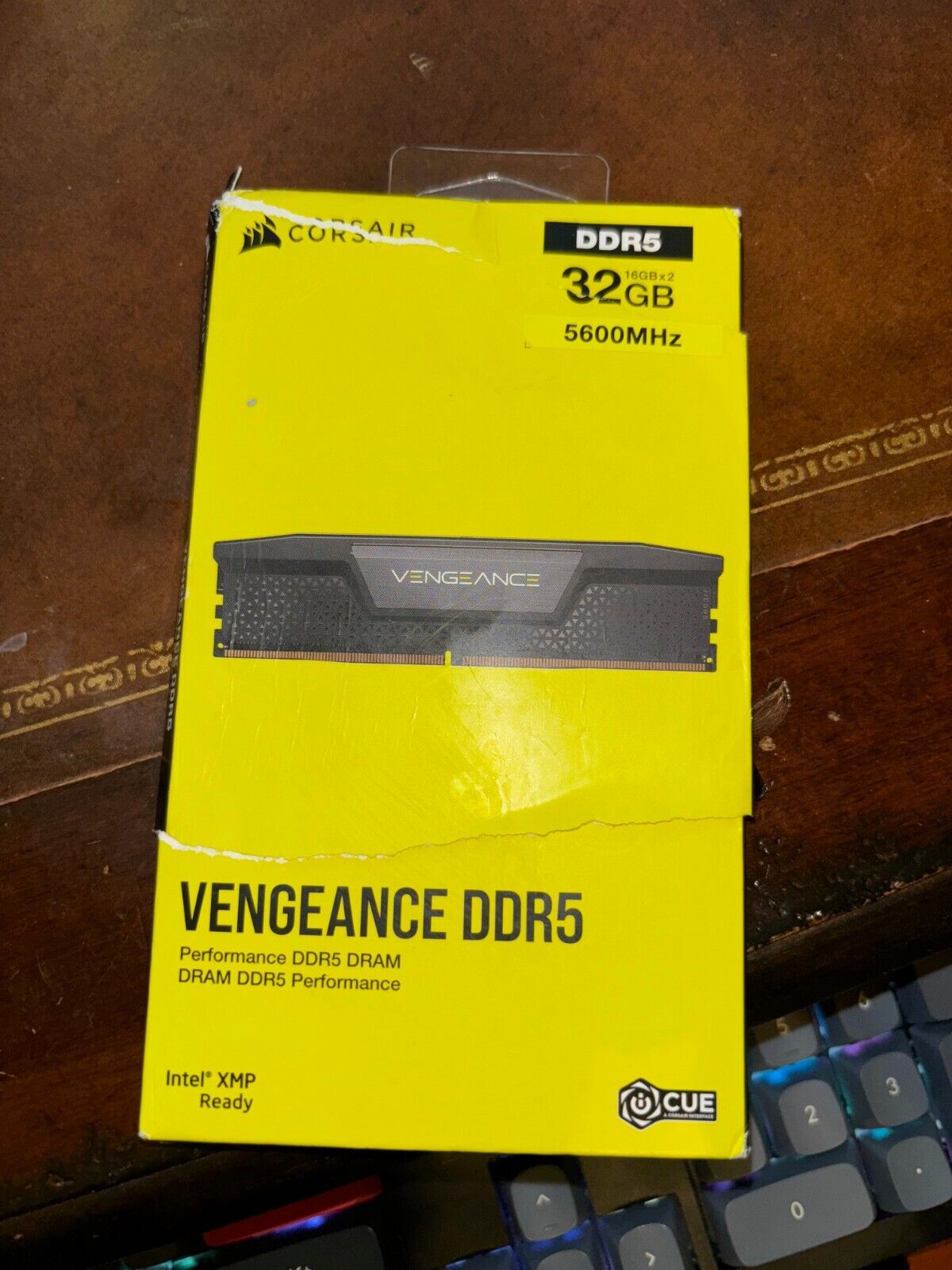 Corsair VENGEANCE 32GB (2 x 16GB) PC5-44800 (DDR5-5600) Memory...