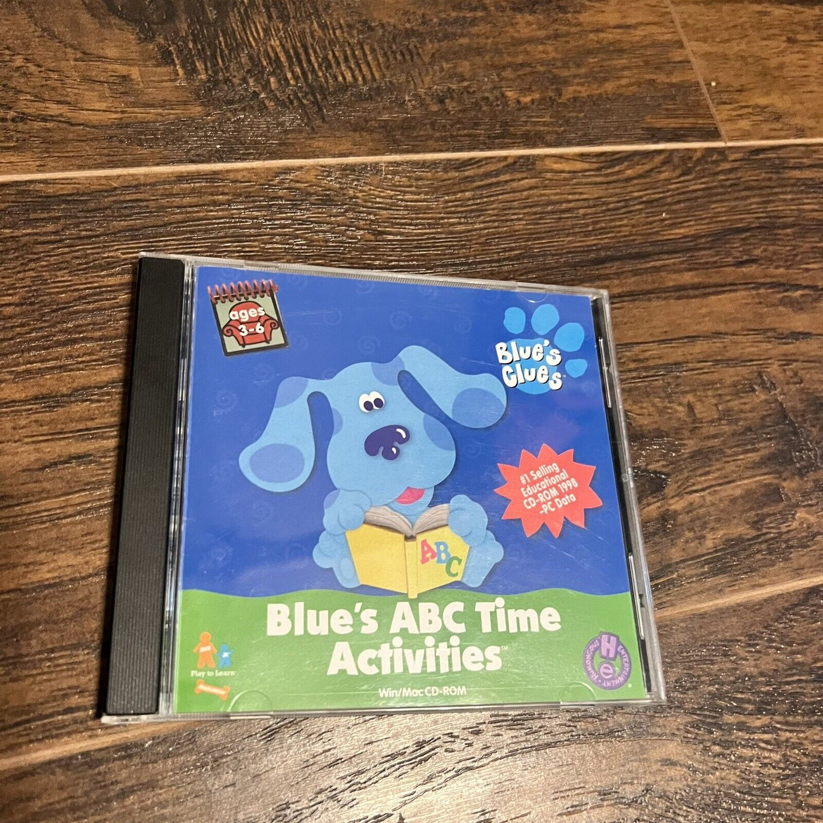 Vintage Blue\'s ABC Time Activities (PC) Blue\'s Clues CD-ROM Game Windows/Mac