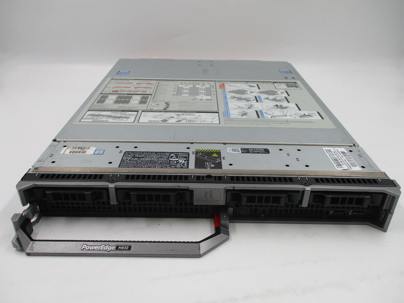 Dell PowerEdge M830 Barebone With Motherboard 4x Xeon E5-4627 V3 CPU Tested