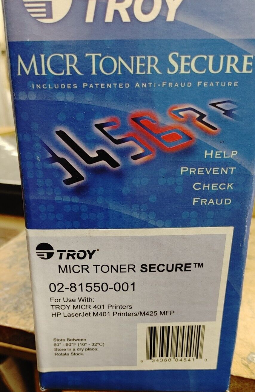 TROY TONER, HP M401/M425 MICR SCR 02-81550-001