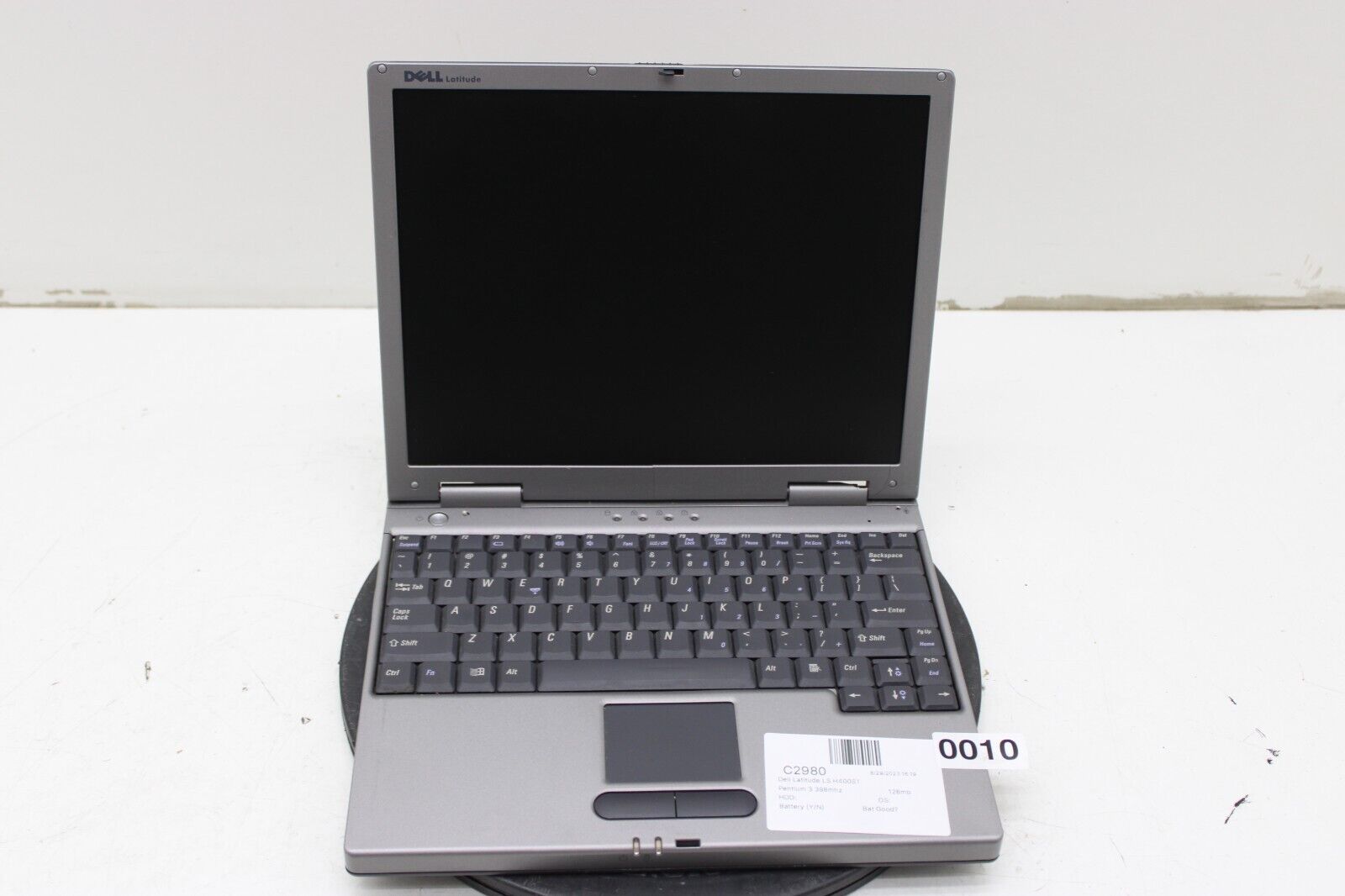 Dell Latitude LS H400ST Laptop Intel Pentium 3 400MHz 128MB Ram No HDD / Battery