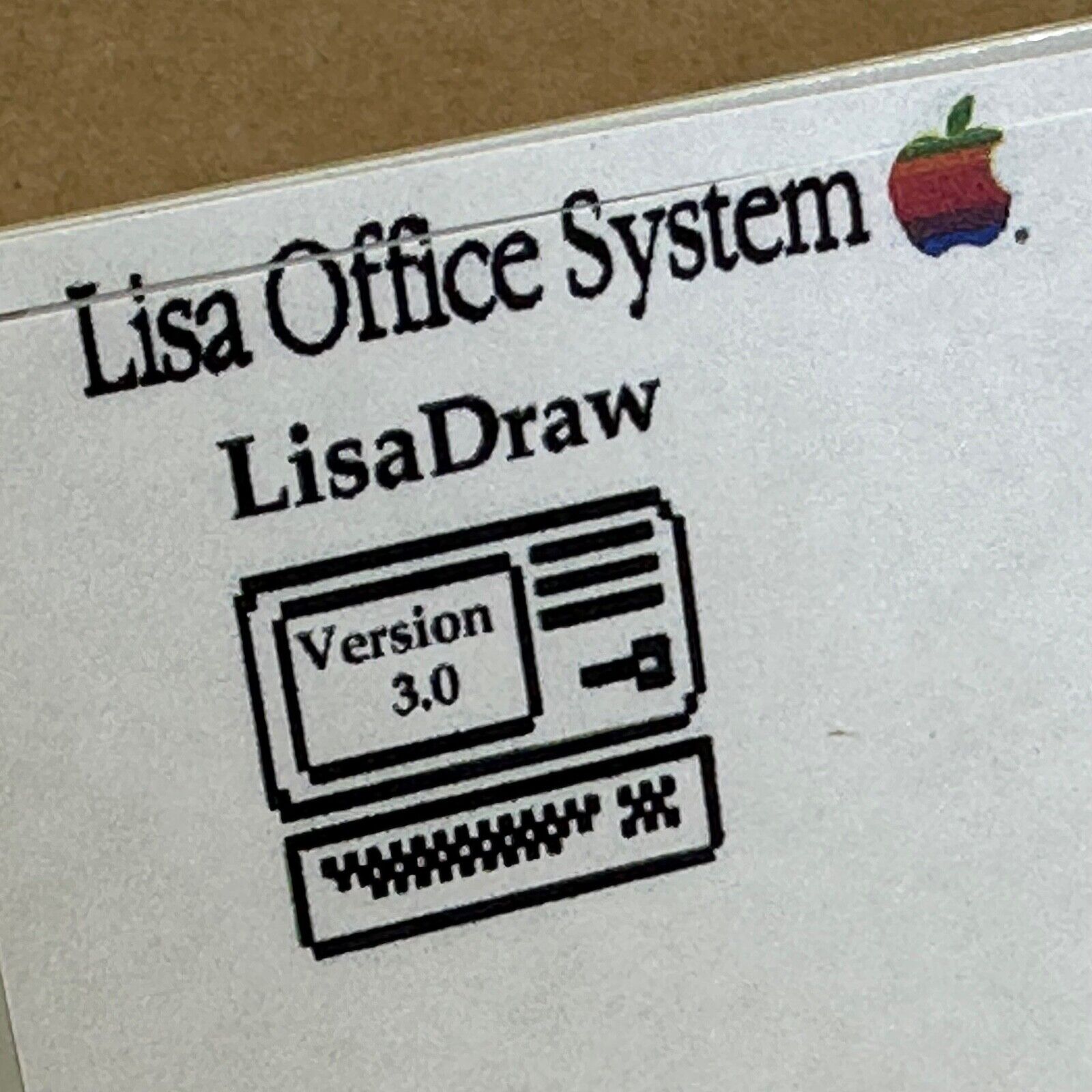 Copy of Lisa Office System LISADRAW disk __ Apple Computer Lisa __ Release 3.0