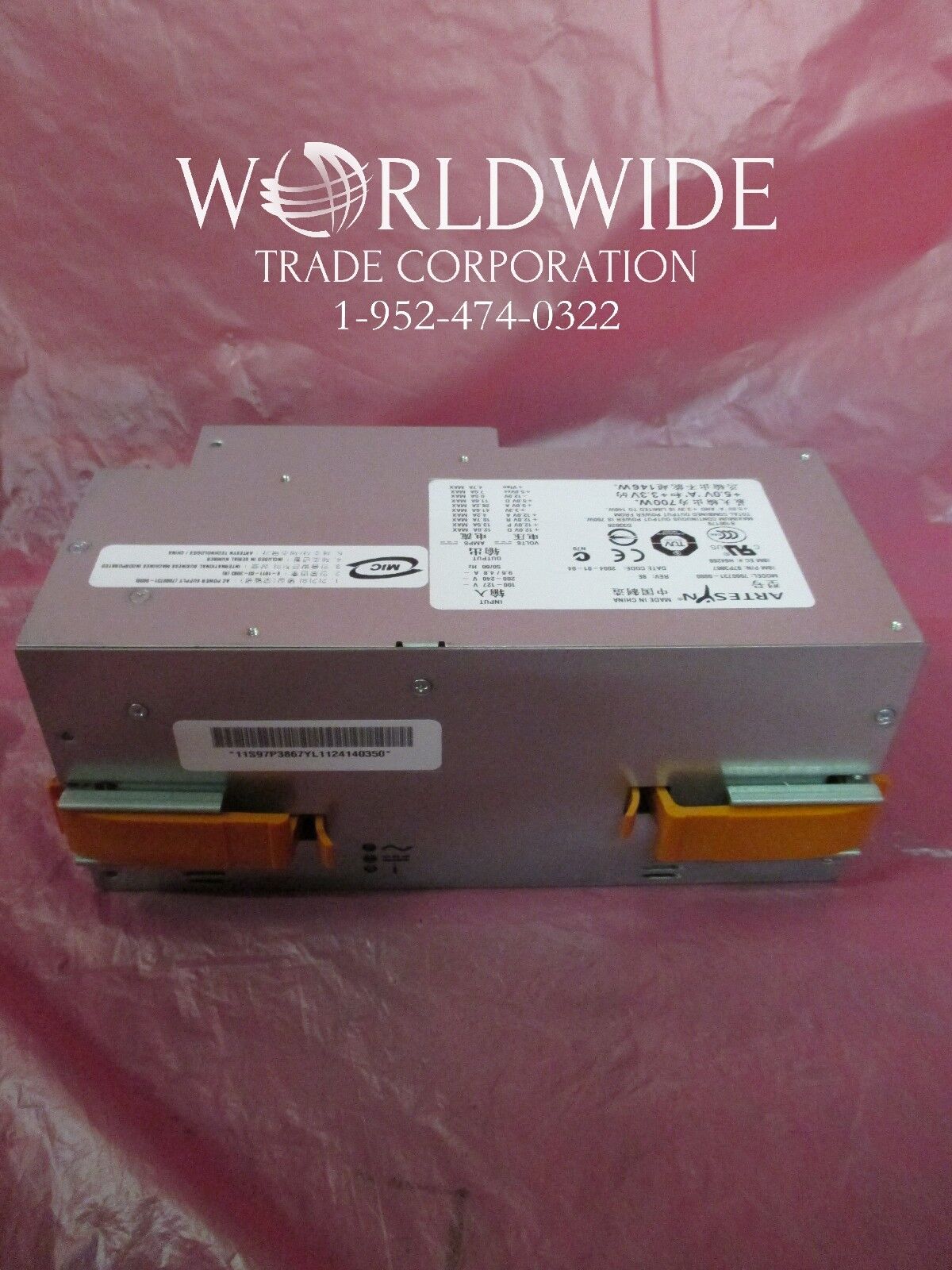 IBM 97P3867 6266 51B5 680W AC Hot Swap Power Supply for 7029-6C3 6E3 9114-275